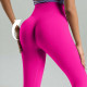 Легінси жіночі безшовні спортивні з пуш-ап 20010 S малинові