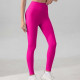 Легінси жіночі безшовні спортивні з пуш-ап 20013 XL малинові