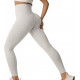 Легінси жіночі безшовні спортивні з пуш-ап 20021 XL блідо-сірі