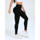 Легінси жіночі спортивні з пуш-ап Tie Dye 19960 2XL чорні