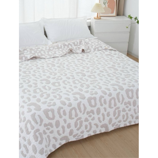 Плед євро з мусліну 19908 200х230 см бежевий