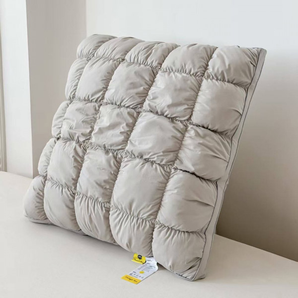 Подушка тісто анатомічна з еко пуху Koloco Ананас 19906 50х70 см сіра