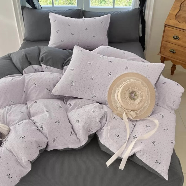 Постільна білизна полуторна з мусліну Colorful Home 19916 150х210 см