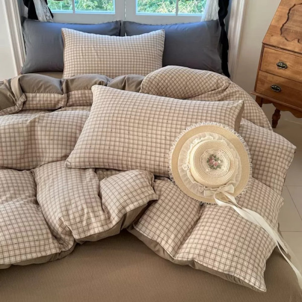 Постільна білизна полуторна з мусліну Colorful Home 19937 150х210 см