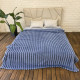 Плед-покривало євро Королівська Смужка 7 см 20093 200х220 см синій