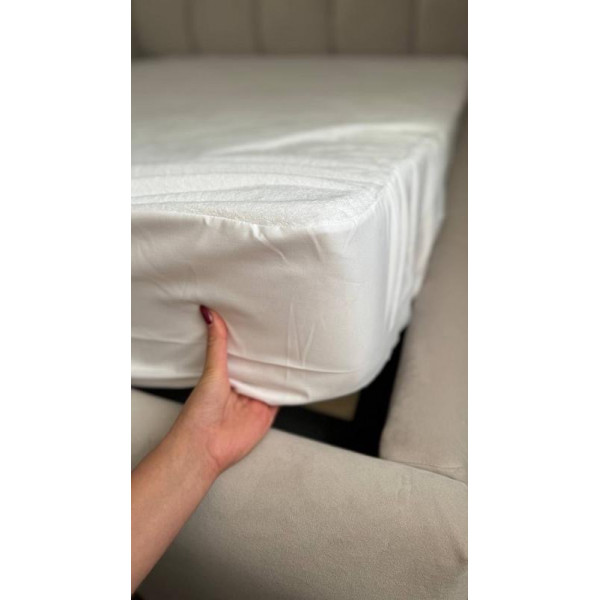 Наматрацник водонепроникний Soft Textile Home Аквастоп 20223 140х200 см білий