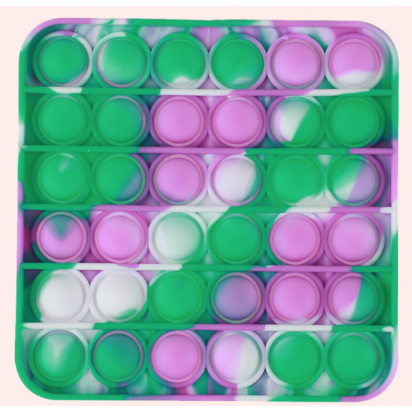 Антистрес іграшка Pop It Зелений квадрат пупирка 5090