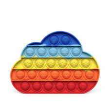 Антистрес іграшка Pop It Хмаринка пупирка веселка 5151