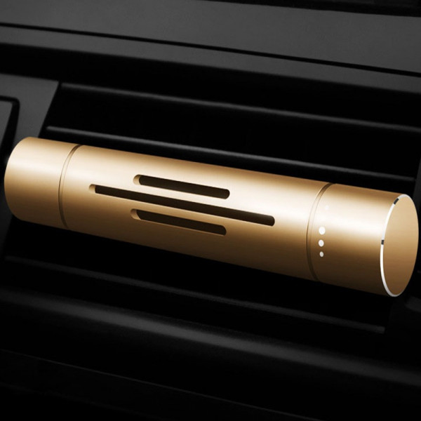 Ароматизатор автомобільний 10742 8х1.3 см 11 картриджів бронзовий