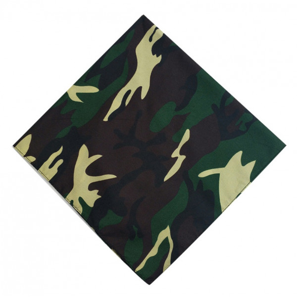 Бандана з візерунком Класик 10394 55х55 см хакі