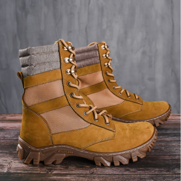 Берці тактичні сітка 7297 40 р 26 см коричневі