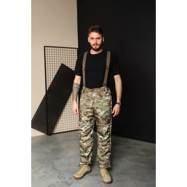 Штани зимові теплі флісові чоловічі Туреччина Мультикам 9003 XL