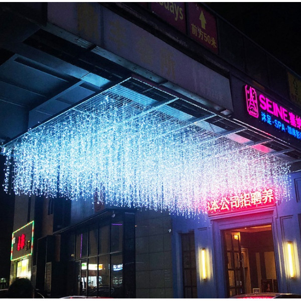 Гірлянда від мережі новорічна 13734 4х0.3 м біла