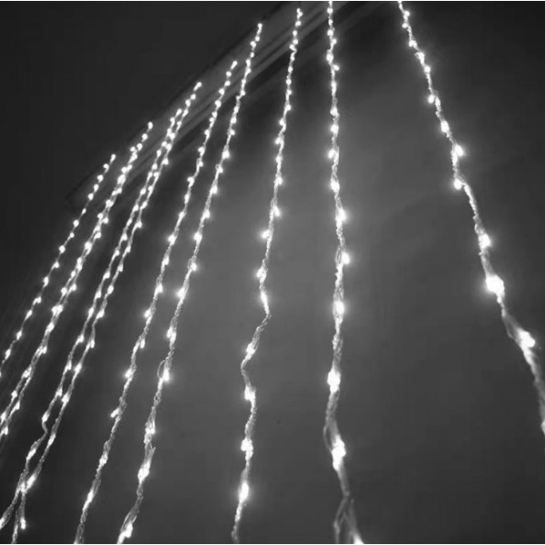 Гірлянда світлодіодна штора водоспад від мережі 13723 120 LED 3х1 м біла