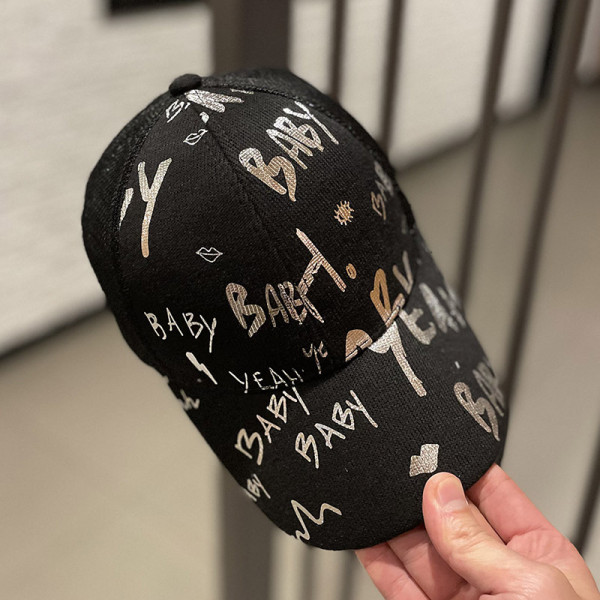 Кепка-бейсболка Написи 8424 56-58 см чорна