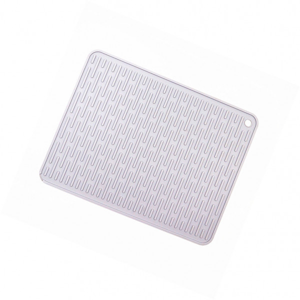 Килимок для сушіння посуду 7939 31х40 см світло-сірий