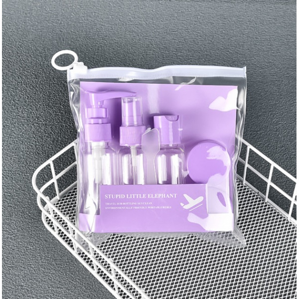 Набір дорожній 18577 6 предметів фіолетовий