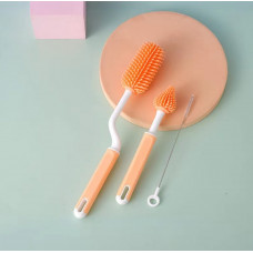 Набір щіток для миття 18464 3 предмети помаранчевий