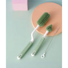 Набір щіток для миття 18517 3 предмети зелений