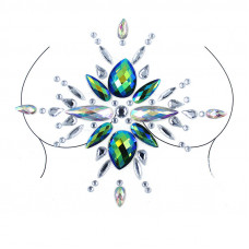 Наклейки кристали для грудей Stones 5 8566 13х12 см