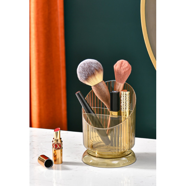 Органайзер для косметики 14455 15.8х11 см золотистий