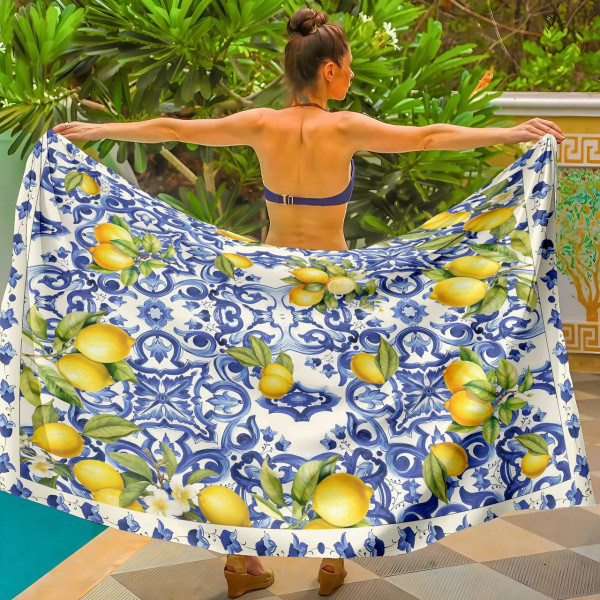 Парео пляжне з 3D принтом Sicilian Sun 31162 150х180 см