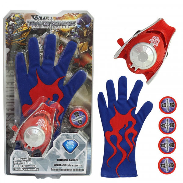 Рукавички зі стріляючими дисками Трансформер 10041