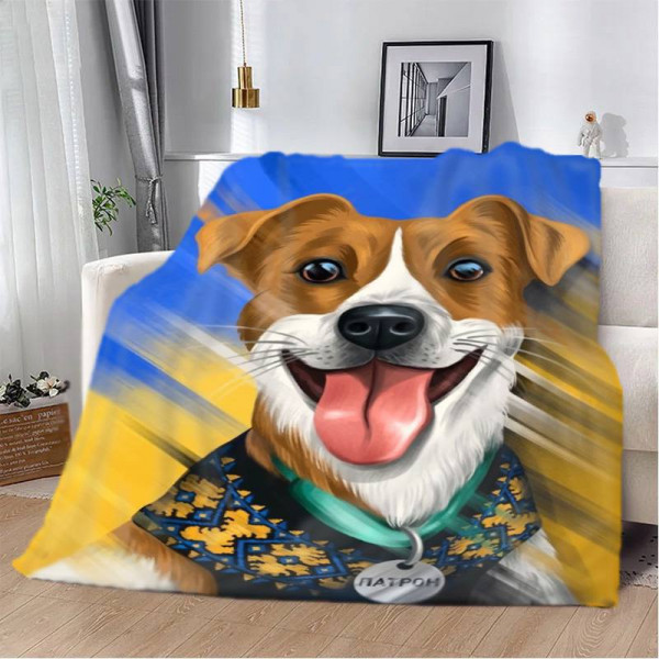 Плед 3D "Щасливий Пес Патрон" 12905 135х160 см