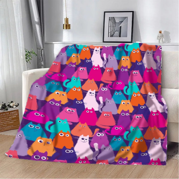 Плед 3D Шалені котики 10651 135х160 см