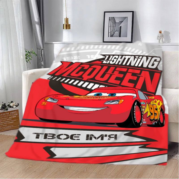 Плед 3D іменний Блискавка Маквін 13050 135х160 см