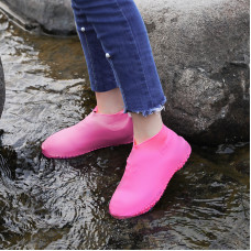 Дощовик чохол для взуття 9536 M 35-39 р рожевий