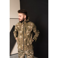 Куртка чоловіча тактична Мультикам Accord Туреччина Софтшел Soft-Shell 8718 XXL хакі