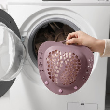 Мішок силіконовий для прання білизни 14979 22х22.5 см блідо-рожевий