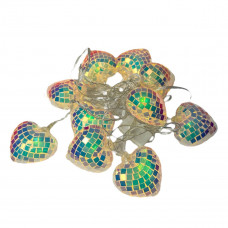 Гірлянда світлодіодна від мережі Серце Y25-41WW 19628 2 м 10 LED теплий жовтий