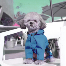 Дощовик-комбінезон для собак 11519 M синій