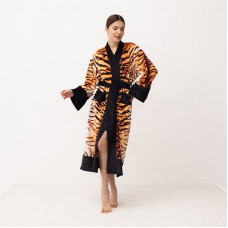 Кімоно жіноче з плюшевого велюру Kimono Soul of the tiger 18393 2XL