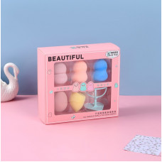 Набір спонжів для макіяжу 11356 6 предметів