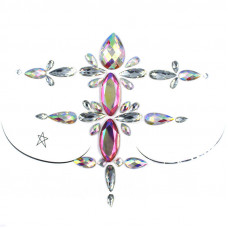 Наклейки кристали для грудей Stones 4 8565 15.5х14 см