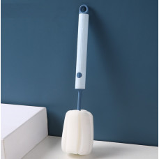 Мочалка для миття пляшок та склянок 14762 5х8х27 см блакитна