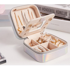 Органайзер для біжутерії та прикрас 15018 5х10х10 см перламутровий