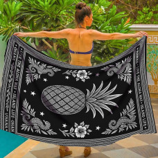Парео пляжне з 3D принтом Pineapple Spiri 31092 120х150 см