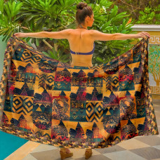 Парео пляжне з 3D принтом Savanna Spirit 31168 150х180 см