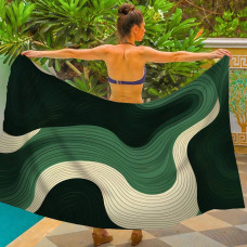 Парео пляжне з 3D принтом Wave Spirit 31097 80х150 см