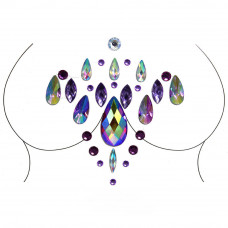 Наклейки кристали для грудей Crystals 2 8506 9х8 см