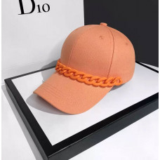 Кепка-бейсболка з ланцюжком 8435 оранжева