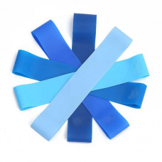 Набір гумок для фітнесу 10355 5 предметів сині з блакитним