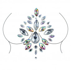 Наклейки кристали для грудей Crystals 2 8517 11х8 см