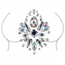 Наклейки кристали для грудей Stones 6 8567 9.5х7 см