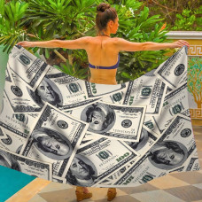 Парео пляжне з 3D принтом Rich Vibes 31095 120х150 см