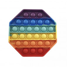 Антистрес іграшка Pop It Косинець пупирка веселка 5012